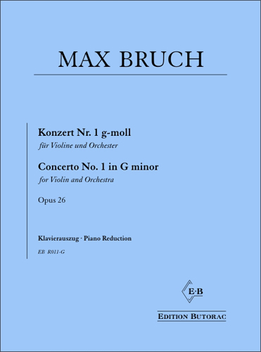 Cover - Bruch, Violinkonzert Nr. 1 g-moll op. 26